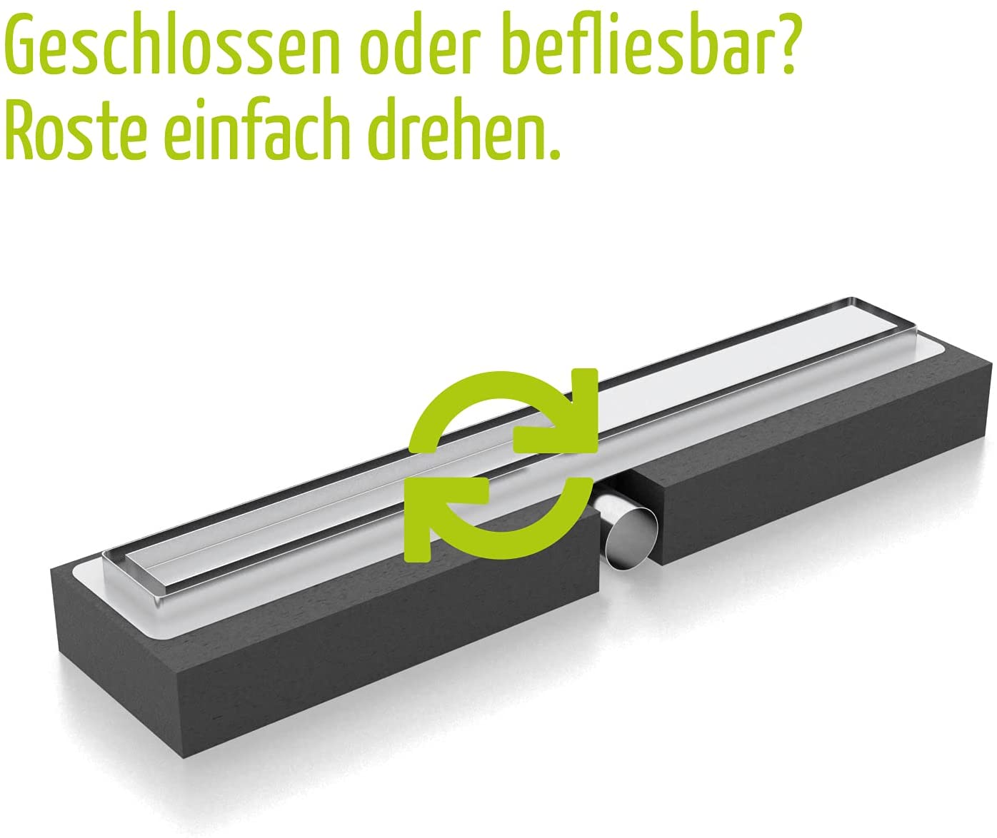 Duschelement 4-Seiten mit Rinne